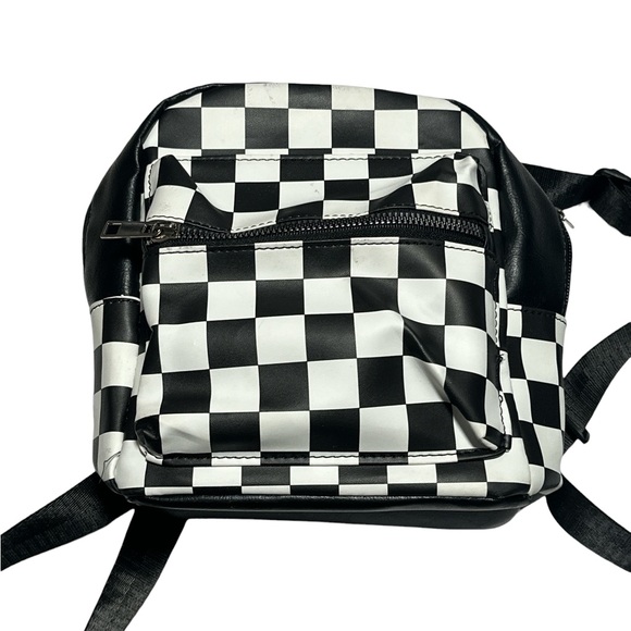 Checkered Mini Backpack - Picture 3 of 10
